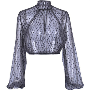 BEFORW 2019 Sexy Women Perspective Mesh Shirt