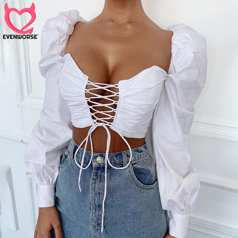 Evenworse 2019 women summer cotton bandage