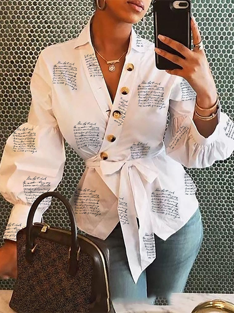 2019 Autumn Women Elegant White Casual