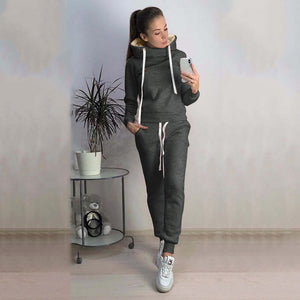 2019 Casual Warm Winter Clothes Two Piece Set Women