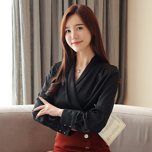 Autumn Korean Fashion Silk Women