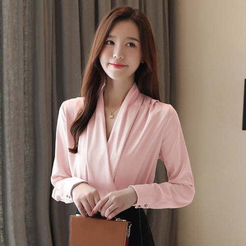 Autumn Korean Fashion Silk Women